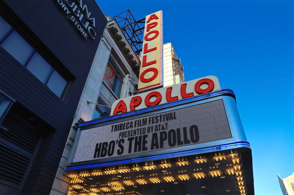 NEW YORK CITY APRIL 24 2019:Apollo Theater in Harlem, Manhattan