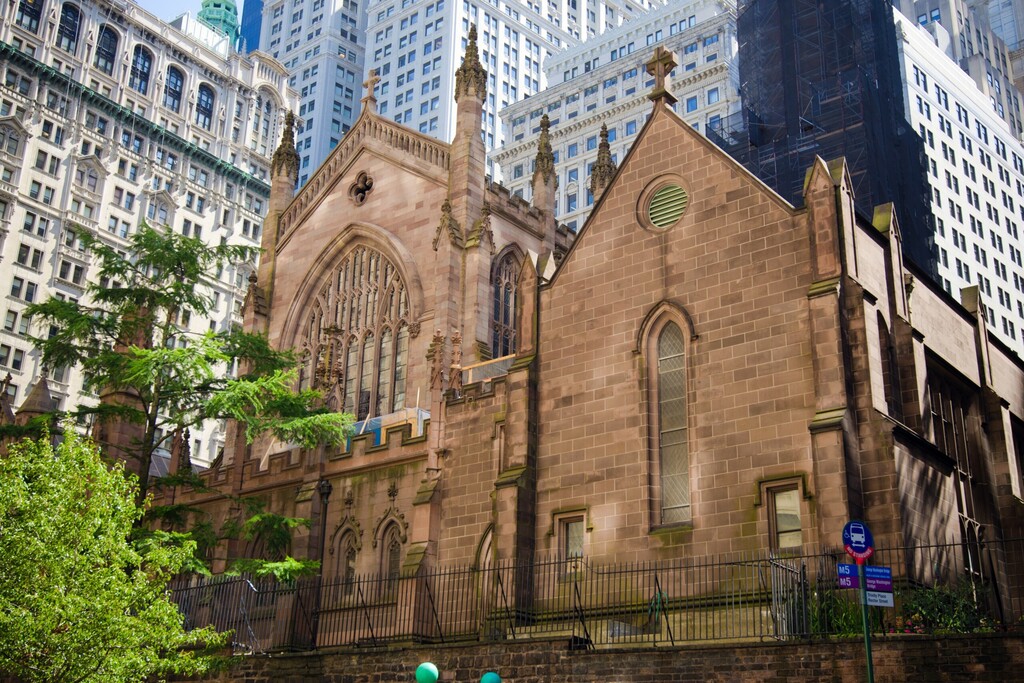 Trinity Church at Lower Manhattan in New York City