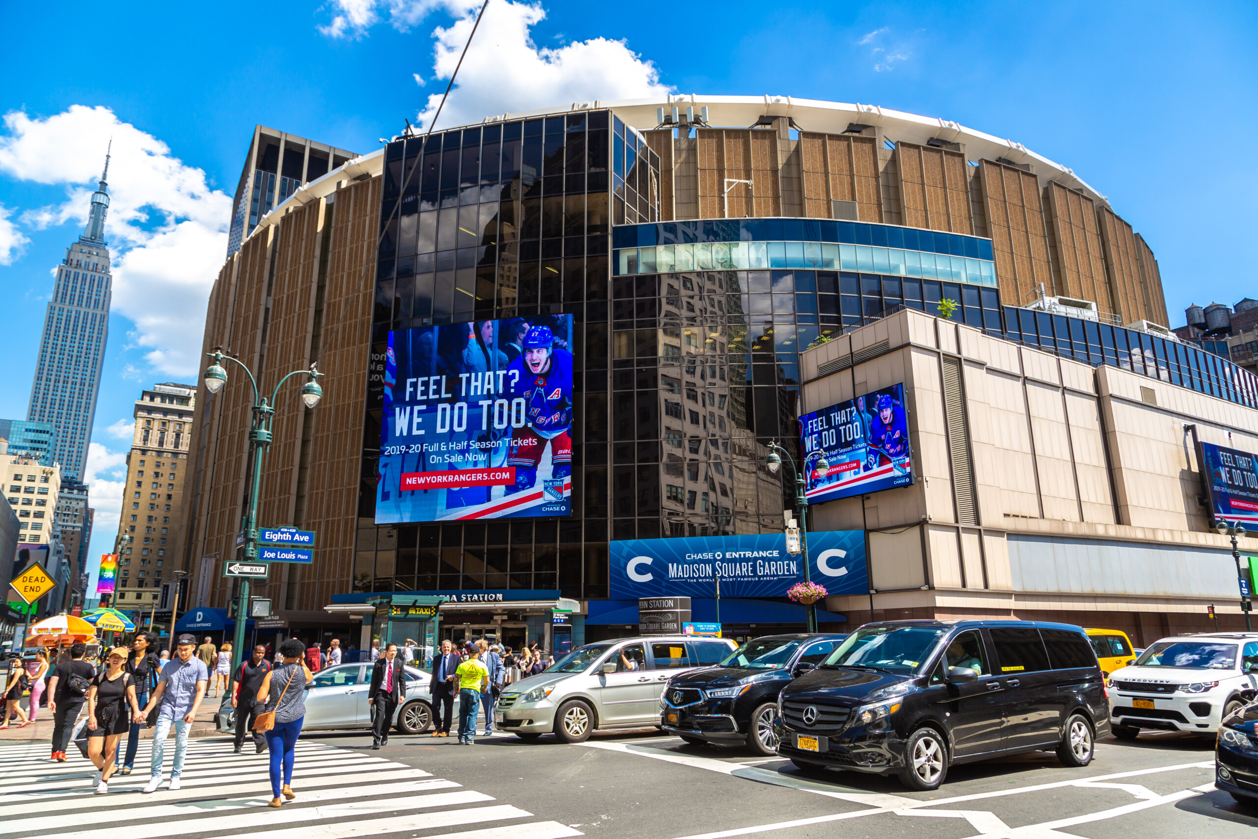 NOWY JORK, USA - Madison Square Garden w Nowym Jorku, USA, licencja: shutterstock/By S-F